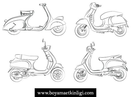 motosiklet boyama motosiklet boyama sayfasi 17