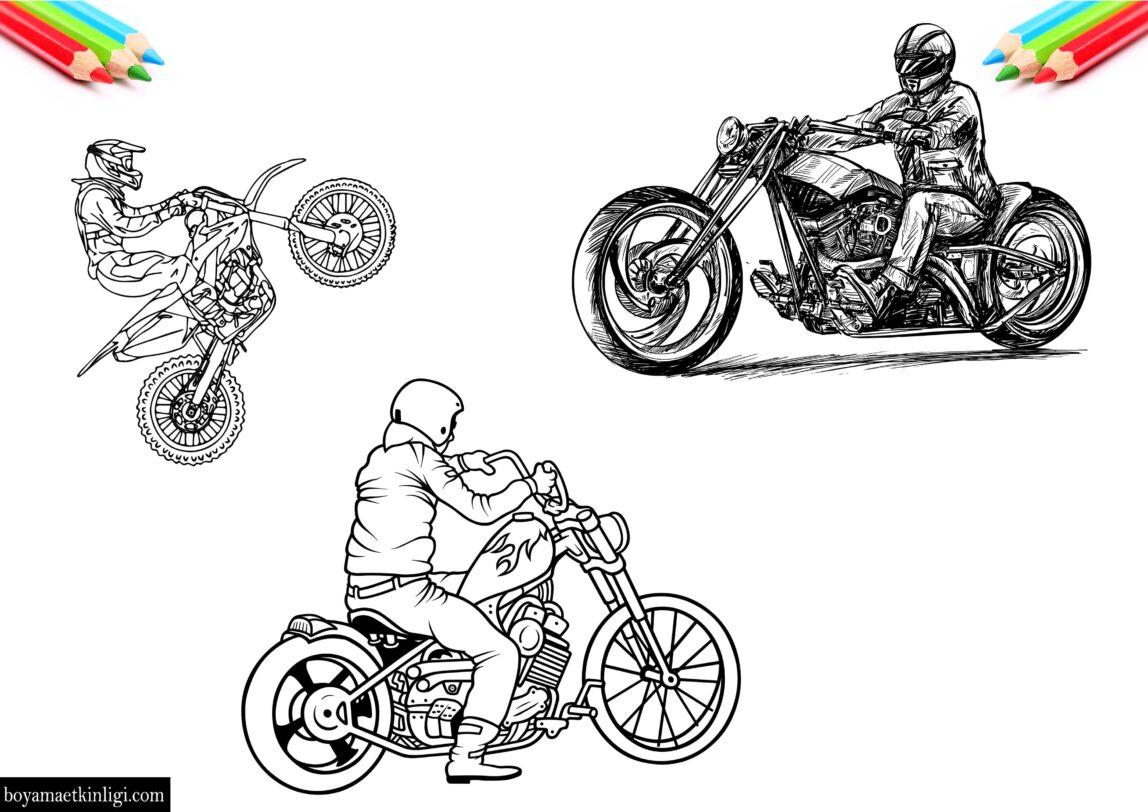 motosiklet boyama pdf 16